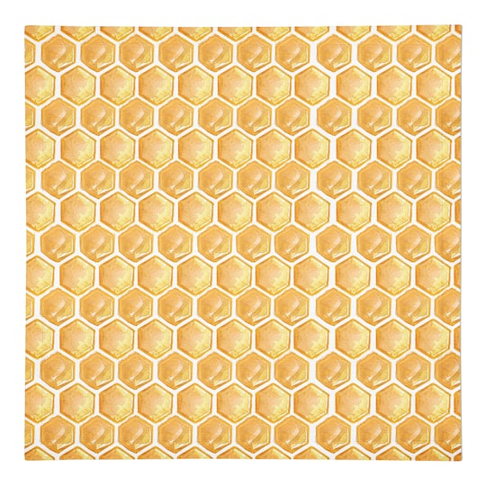 Painted Honeycomb 10" x 10" Cotton Twill Napkin